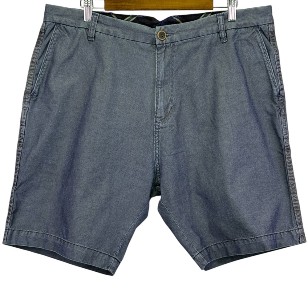 Rodd & Gunn Mens Slim Fit Chino Stretch Canvas Shorts Blue Size 40 1495-22